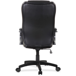 Eurotech Pembroke Mid Back Executive Chair - Black Seat Color - Bonded Leather Seat Material - Black Back Color - EUTLE521