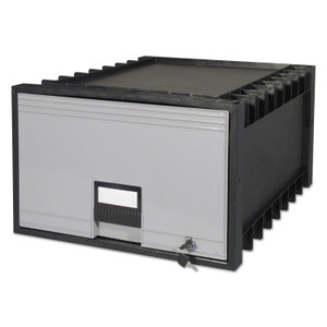 Storex Archive Storage Drawers with Key Lock, Legal Files, 18.25" x 24" x 11.5", Black/Gray Storex Archive Storage Drawers with Key Lock, Legal Files, 18.25" x 24" x 11.5", Black/Gray