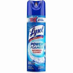 Lysol Power Foam Bathroom Cleaner - 24 fl oz (0.8 quart) - White Clear