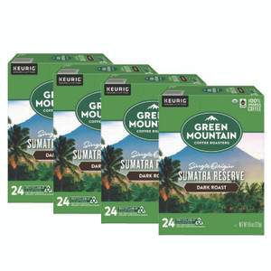 Green Mountain Coffee Fair Trade Organic Sumatran Extra Bold Coffee K-Cups, 96/Carton