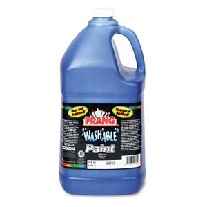 Prang Washable Paint, Blue, 1 gal Bottle DIX10605 Prang Washable Paint, Blue, 1 gal Bottle DIX10605
