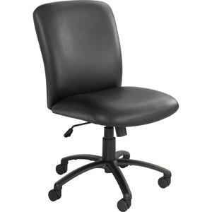 Uber Big/tall Series High Back Chair, Vinyl, Supports Up To 500 Lb, 19.5" To 23.5" Seat Height, Black (SAF3490BV) Uber Big/tall Series High Back Chair, Vinyl, Supports Up To 500 Lb, 19.5" To 23.5" Seat Height, Black (SAF3490BV)
