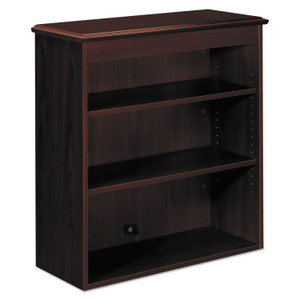 HON 94000 Series Bookcase Hutch, 35.75w x 14.31d x 37h, Mahogany