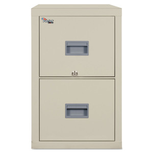 FireKing Patriot by FireKing Insulated Fire File, 1-Hour Fire Protection, 2 Legal/Letter File Drawers, Parchment, 17.75 x 25 x 27.75