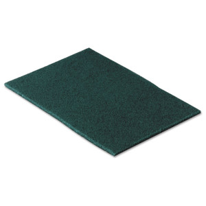 Scotch-Brite PROFESSIONAL Commercial Scouring Pad 96, 6 x 9, Green, 10/Pack (MMM96CC) View Product Image