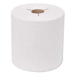 Tork Premium Hand Towel Roll, Notched, 1-Ply, 8" x 600 ft, White, 720 Sheets/Roll, 6 Rolls/Carton
