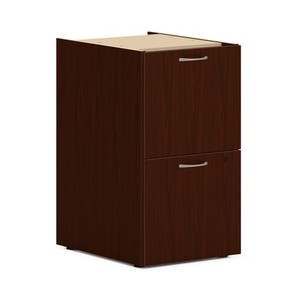 HON Mod HLPLPSFF Pedestal - 28" Height x 15" Width x 20" Depth - 2 x File Drawer(s) - Finish: Traditional Mahogany