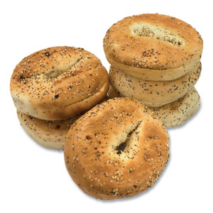National Brand Fresh Everything Bagels, 6/Pack
