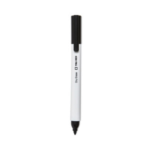 TRU RED Dry Erase Marker, Tank-Style, Medium Chisel Tip, Black, 4/Pack