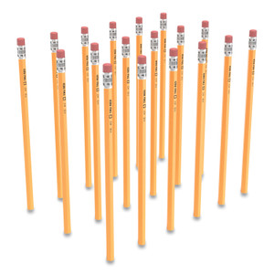 TRU RED Wooden Pencil, HB (#2), Black Lead, Yellow Barrel, 48/Pack