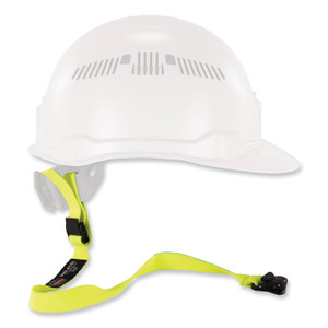 ergodyne Squids 3155 Elastic Lanyard with Clamp, 2 lb Max Working Capacity, 18" to 48" Long, Lime