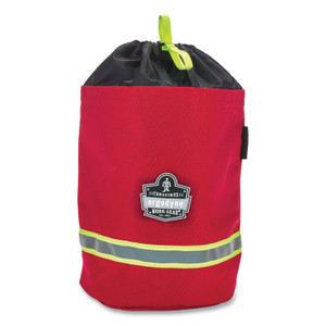 ergodyne Arsenal 5080L Fleece-Lined SCBA Mask Bag with Drawstring Closure, 8.5 x 8.5 x 14, Red