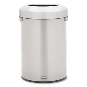 Rubbermaid Commercial Refine Series Waste Receptacle, 16 gal, Plastic/Stainless Steel RCP2147550 (RCP2147550)