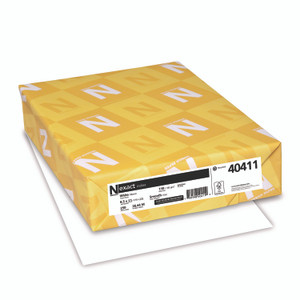 Neenah Paper Exact Index Card Stock, 94 Bright, 110 lb Index Weight, 8.5 x 11, White, 250/Pack WAU40411