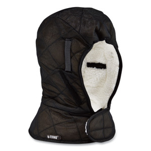 ergodyne N-Ferno 6952 3-Layer Quilt Shoulder Winter Liner, Foam/Polyester/Sherpa, One Size Fits Most, Black