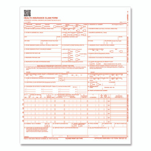 ComplyRight CMS-1500 Health Insurance Claim Form, One-Part (No Copies), 8.5 x 11, 1,000 Forms Total ComplyRight CMS-1500 Health Insurance Claim Form, One-Part (No Copies), 8.5 x 11, 1,000 Forms Total