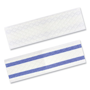 Unger Excella Single-Use Spunlace Mop Pads, 18.5 x 5, White, 50/Pack