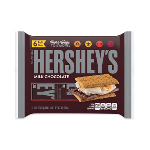 Hershey's Milk Chocolate Bar, 1.55 oz Bar, 6 Bars/Pack, 2 Packs/Box