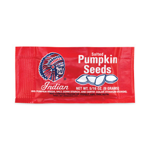 Indian Salted Pumpkin Seeds, 0.31 oz Pouches, 36 Pouches/Pack, 2 Packs/Carton