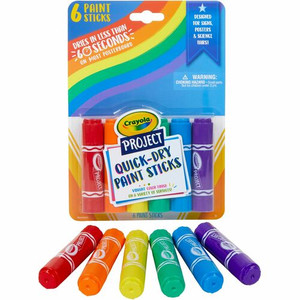 Crayola Project Quick-Dry Paint Sticks - Assorted
