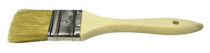 Weiler Chip  Oil Brushes  3 In Wide  1 1/2 In Trim  White China  Wood Handle (804-40183) View Product Image