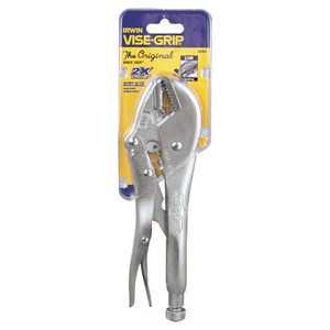 10" STRAIGHT JAW VISE GRIP LOCKING PLIER CARDED (586-10R-3)
