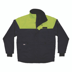 ergodyne N-Ferno 6476 Insulated Freezer Jacket, 5X-Large, Navy