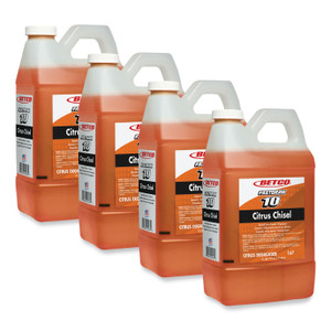 Betco Citrus Chisel, Citrus Scent, 2 L Bottle, 4/Carton