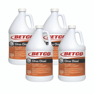 Betco Citrus Chisel, Citrus Scent, 1 gal Bottle, 4/Carton