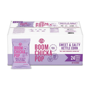 ANGIES BOOMCHICKAPOP Popcorn, Sweet and Salty, 1 oz Bag, 24/Carton ANGIES BOOMCHICKAPOP Popcorn, Sweet and Salty, 1 oz Bag, 24/Carton