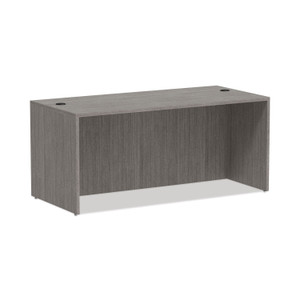 Alera Valencia Series Straight Front Desk Shell, 65" x 29.5" x 29.63", Gray