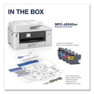 Brother MFC-J6540DW Business Color All-in-One Inkjet Printer, Copy/Fax/Print/Scan