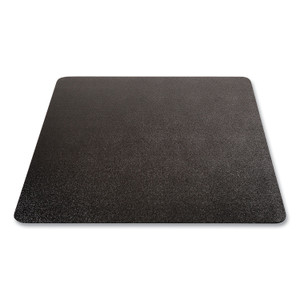 deflecto EconoMat Carpet Chair Mat, Rectangular, 46 x 60, Black
