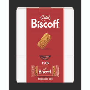 Biscoff Cookies Dispenser Box, Caramel Cookie, 0.22 oz Bag, 150/Carton