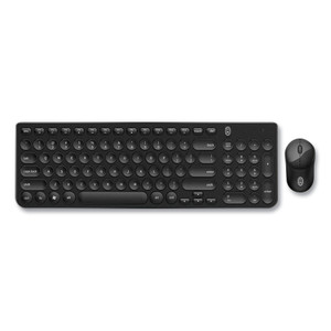 OTM Essentials Pro Wireless Keyboard & Optical Mouse Combo, 2.4 GHz Frequency, Black