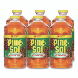 Pine-Sol Multi-Surface Cleaner Disinfectant Concentrated, Pine Scent, 80 oz Bottle, 6/Carton Pine-Sol Multi-Surface Cleaner Disinfectant Concentrated, Pine Scent, 80 oz Bottle, 6/Carton