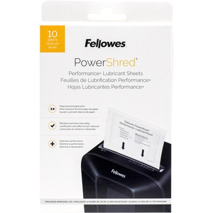 Fellowes Powershred Performance+ Lubricant Sheets - Dust Retention