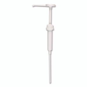 Impact Special Plastic Dispensing Pump, 38 mm Cap Fits 1 Gallon Bottles, White