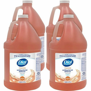 Dial Antibacterial Defense Foaming Handwash - 1 gal - Bottle Dispenser - Bacteria Remover - Hand - Antibacterial