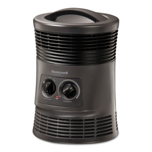 Honeywell 360 Surround Fan Forced Heater, 1,500 W, 9 x 9 x 12, Gray (HWLHHF360VV2)