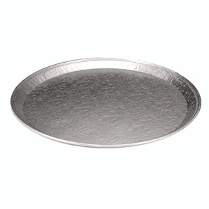 HFA Aluminum Embossed Tray, 12" Diameter, 25/Carton