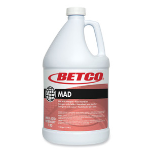 Betco MAD Detergent, Characteristic Scent, 1 gal, 4/Carton