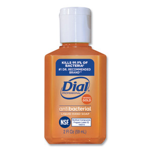 Dial Professional Gold Antibacterial Liquid Hand Soap, 2 oz, 144/Carton