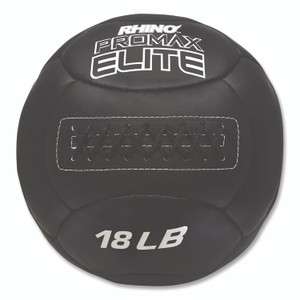 Champion Sports Rhino Promax Elite Medicine Ball, 18 lb, Black