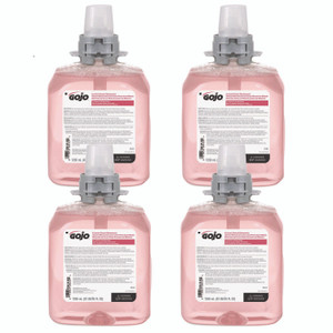 GOJO Luxury Foam Handwash Refill, For FMX-12 Dispenser, Refreshing Cranberry Scent, 1,250 mL, 4/Carton
