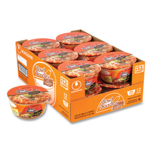 NONGSHIM Spicy Chicken Bowl Noodle Soup, Chicken, 3.03 oz Cup, 12/Carton