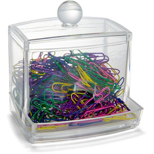 Officemate Paper Clip Dispenser - Clear - PVC-free