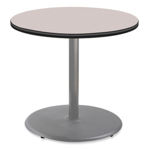 NPS Cafe Table, 36" Diameter x 30h, Round Top/Base, Gray Nebula Top, Gray Base NPS Cafe Table, 36" Diameter x 30h, Round Top/Base, Gray Nebula Top, Gray Base