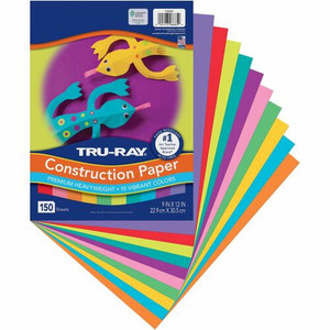 Tru-Ray Construction Paper - Art, Craft Project - Assorted - Paper, Sulphite, Fiber