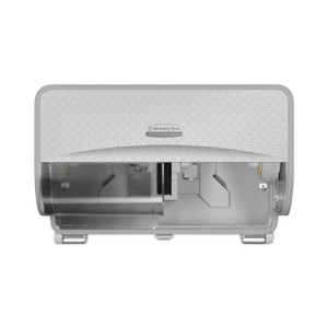Kimberly-Clark Professional* ICON Coreless Standard Roll Toilet Paper Dispenser, 8.43 x 13 x 7.25, Silver Mosaic